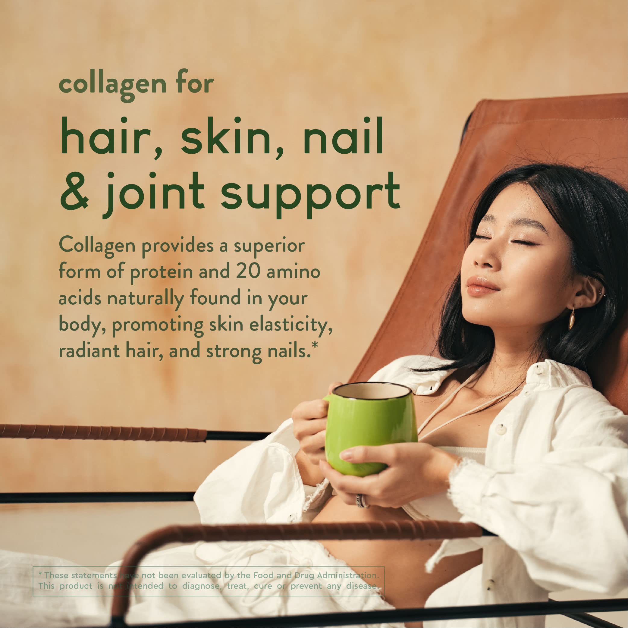 360 Nutrition Collagen Supplement 227g powder mixed in a drink