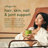 360 Nutrition Collagen Supplement 227g powder mixed in a drink
