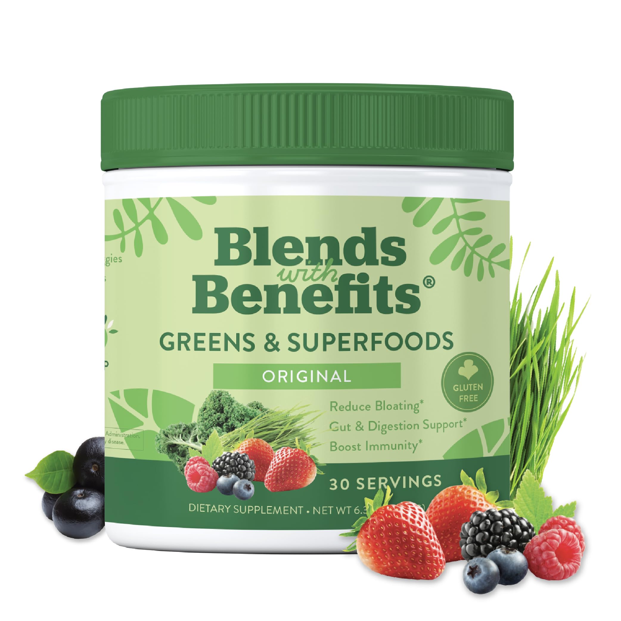 360 Nutrition Greens & Superfoods powder front view in packaging