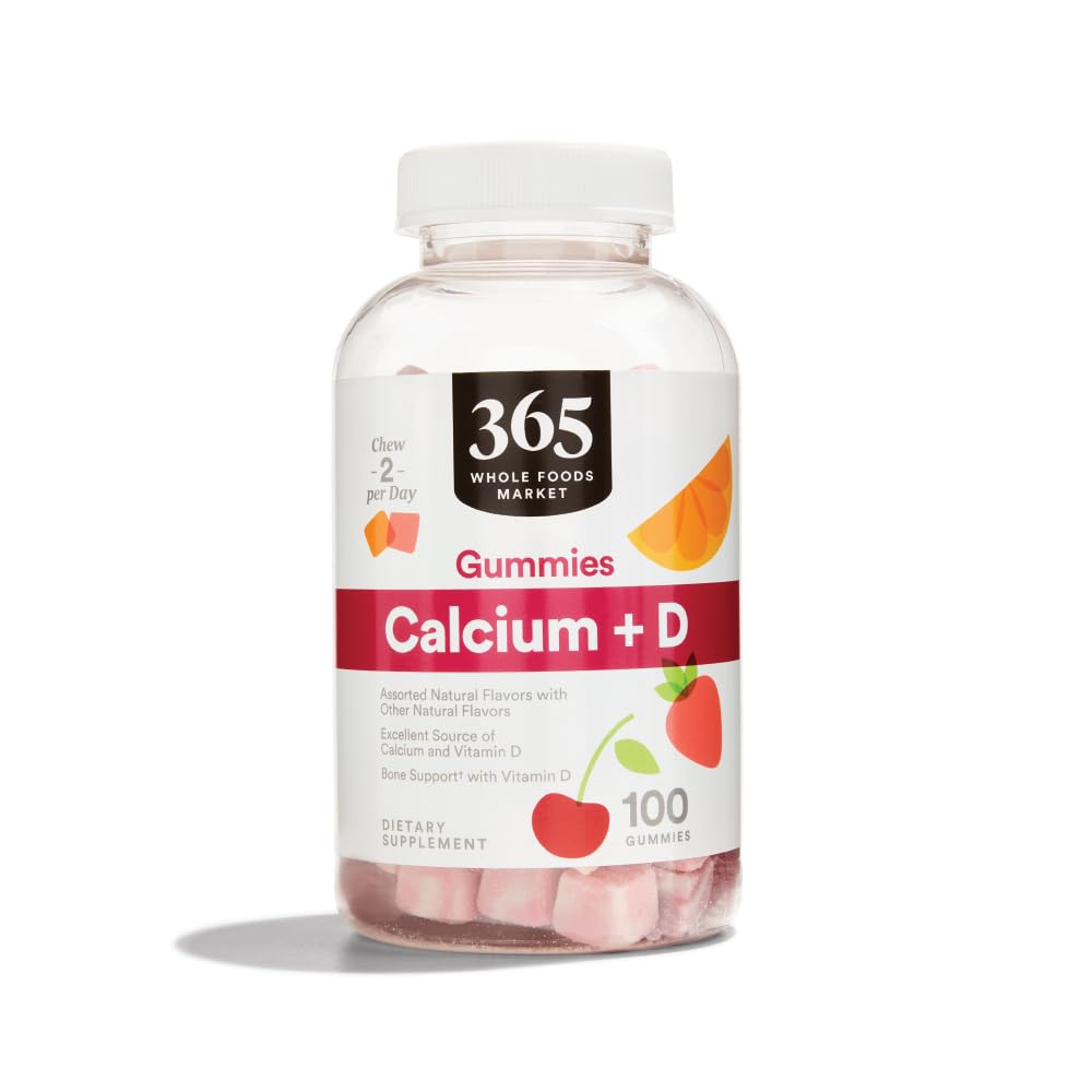 365 by Whole Foods Market Calcium & Vitamin D Gummies front view