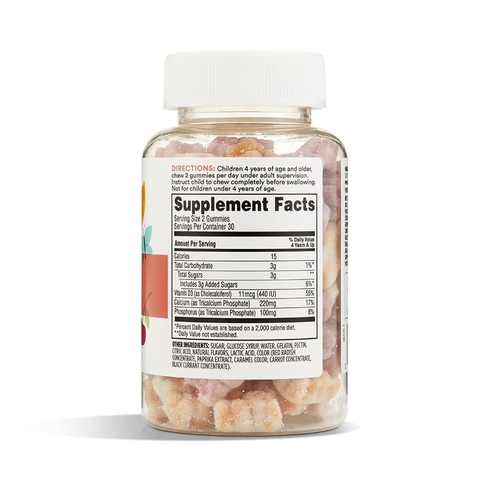 365 by Whole Foods Market Calcium & Vitamin D3 Gummies packaging