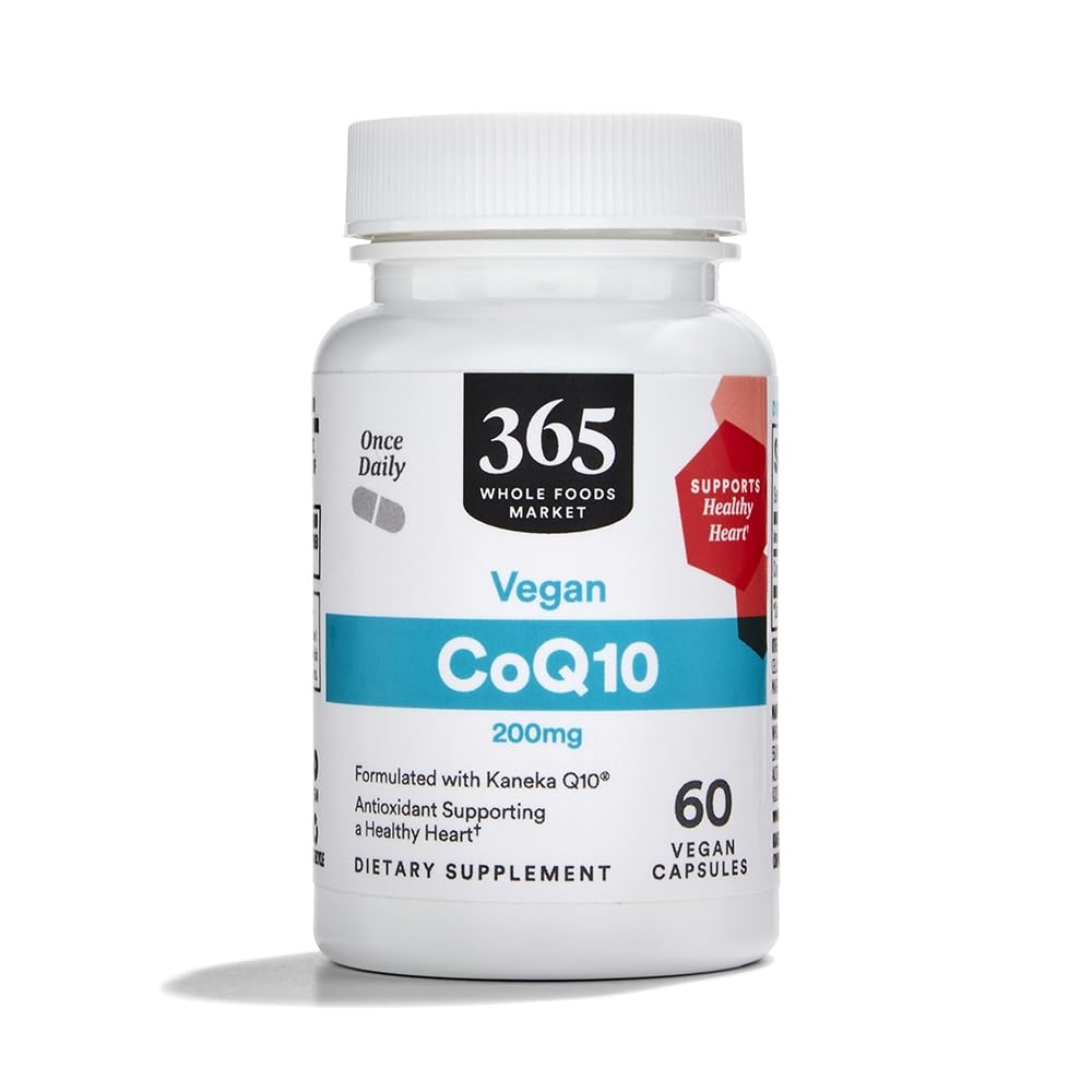 365 by Whole Foods Market CoQ10 200mg Vegan Capsules front view