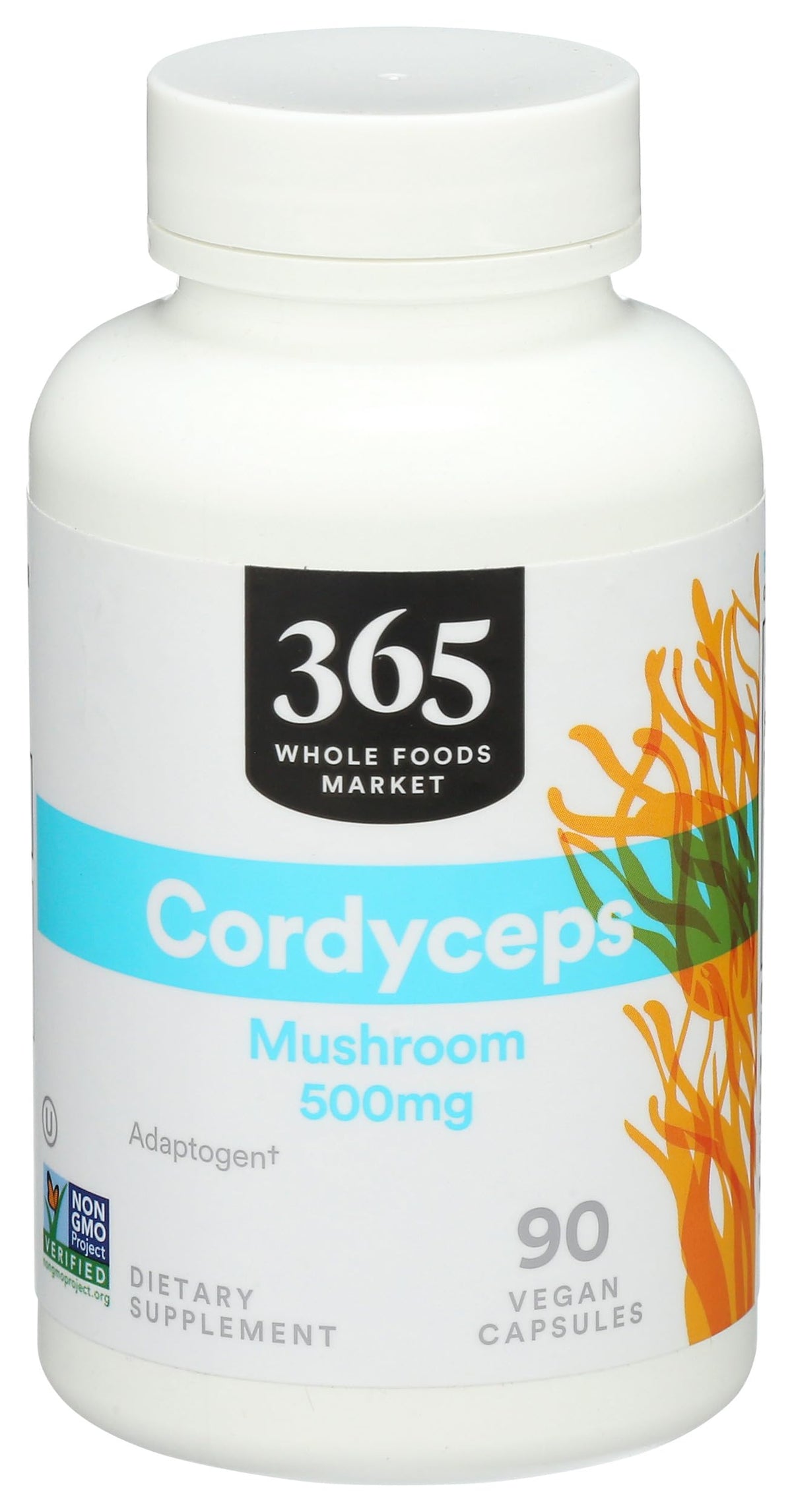 365 by Whole Foods Market Cordyceps Supplements front view