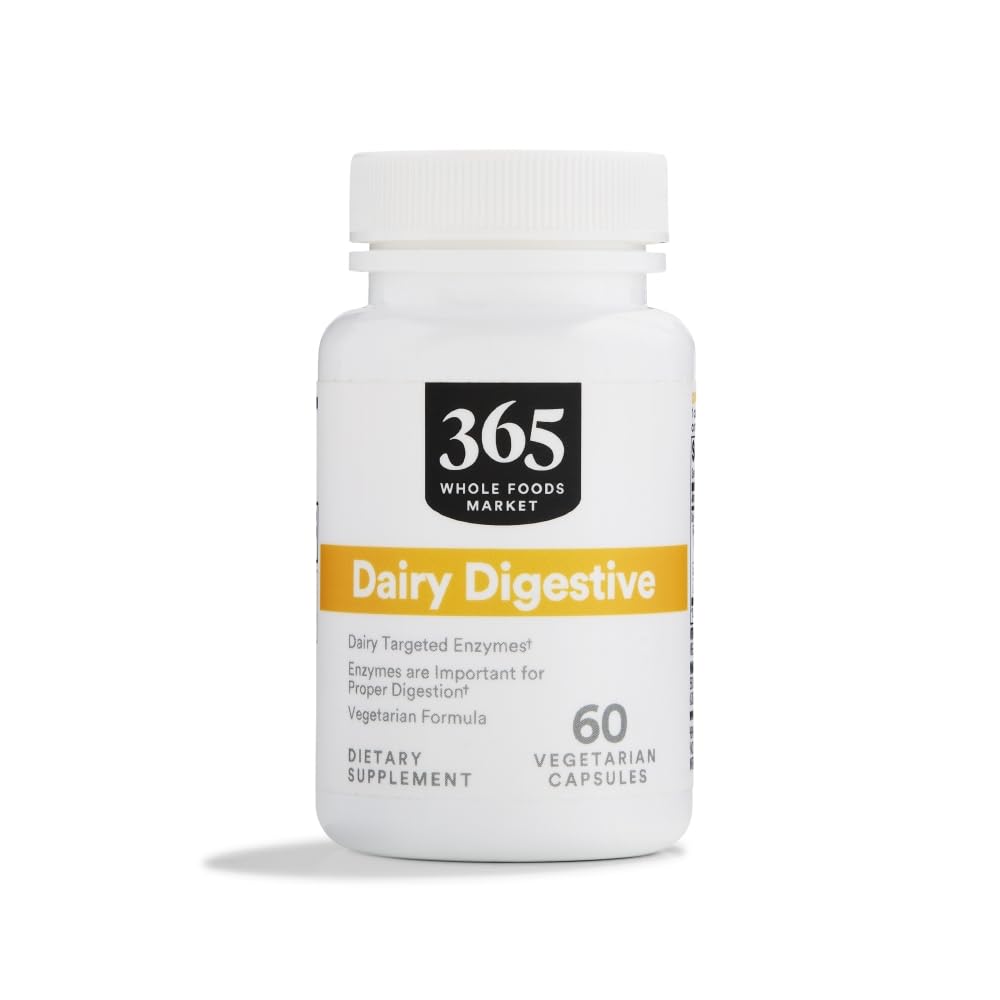 365 by Whole Foods Market Dairy daily Enzyme Capsules front view