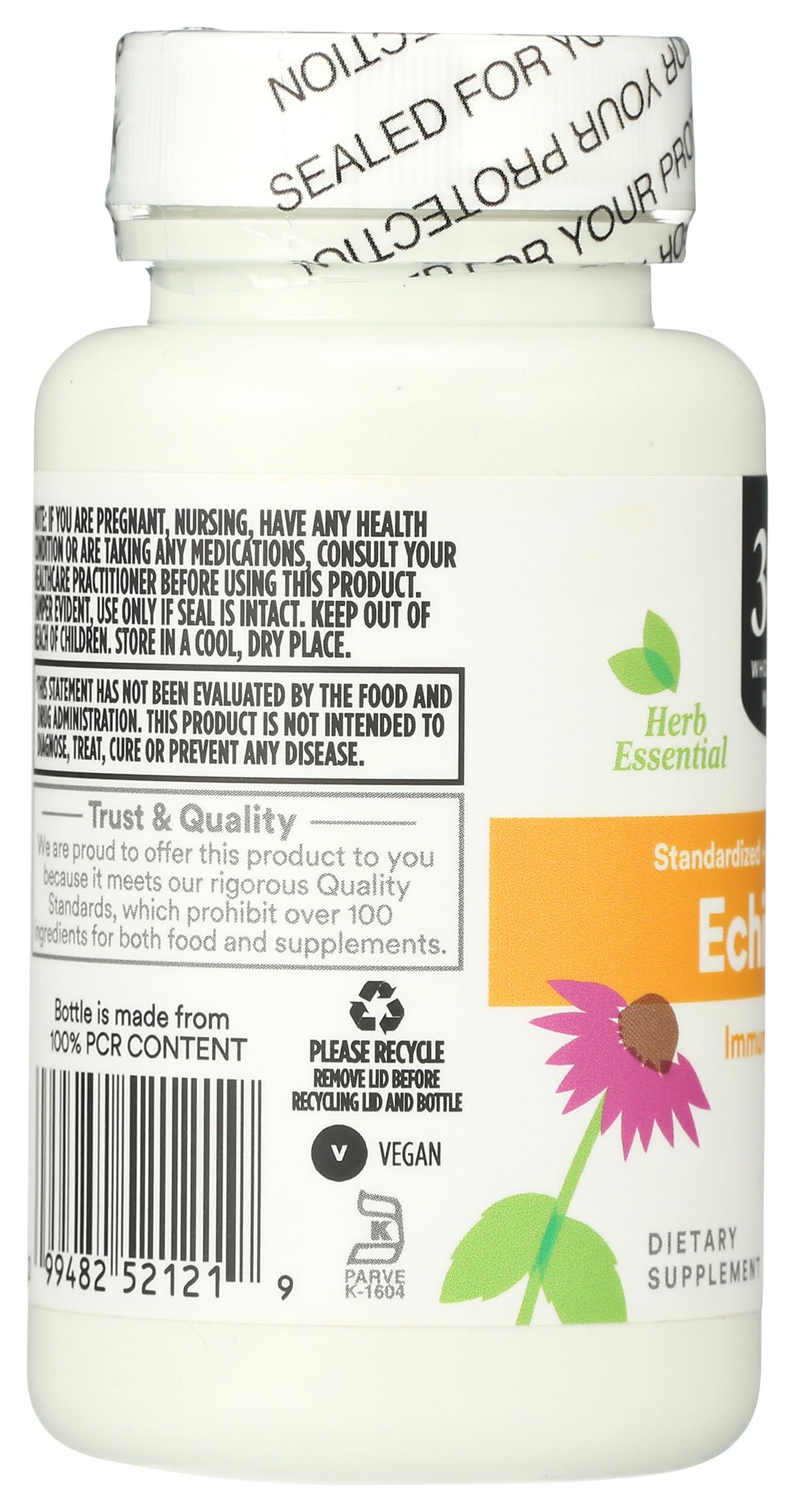 365 by Whole Foods Market Echinacea Supplement ingredients list
