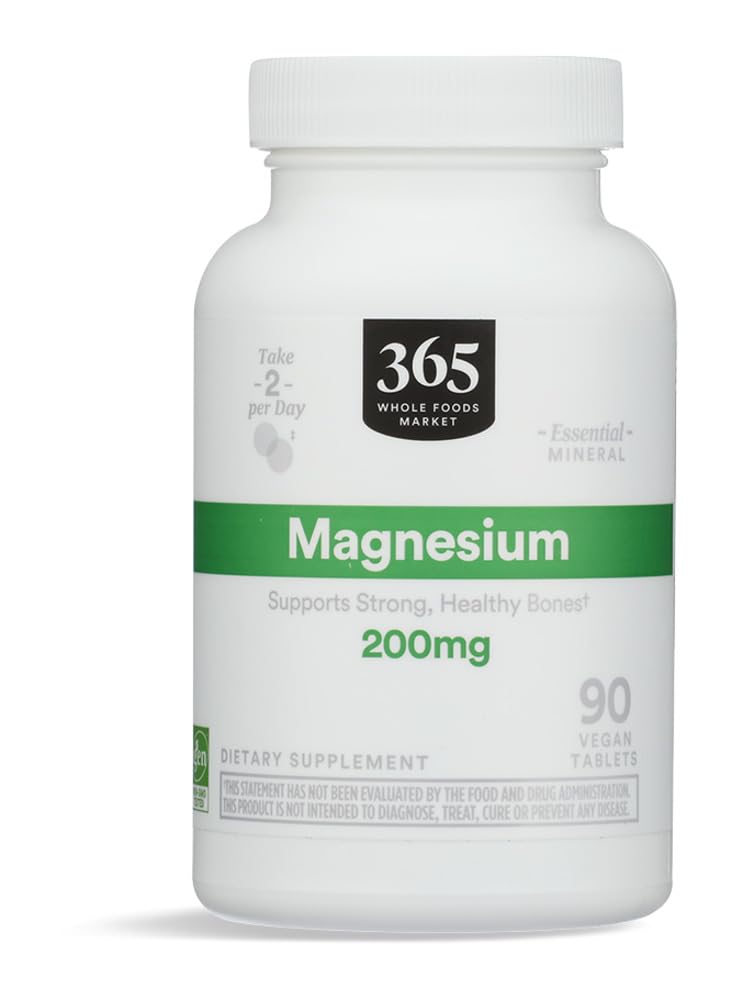 365 by Whole Foods Market Magnesium Supplement front view