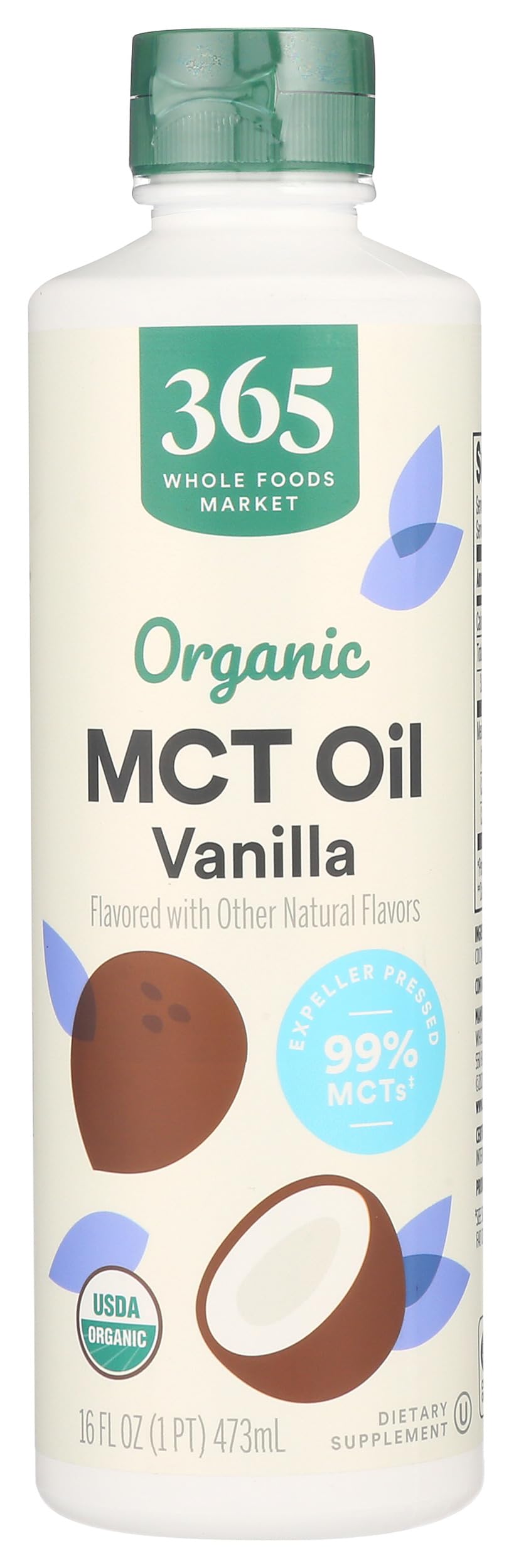 365 by Whole Foods Market MCT Oil 16 fl oz bottle front view