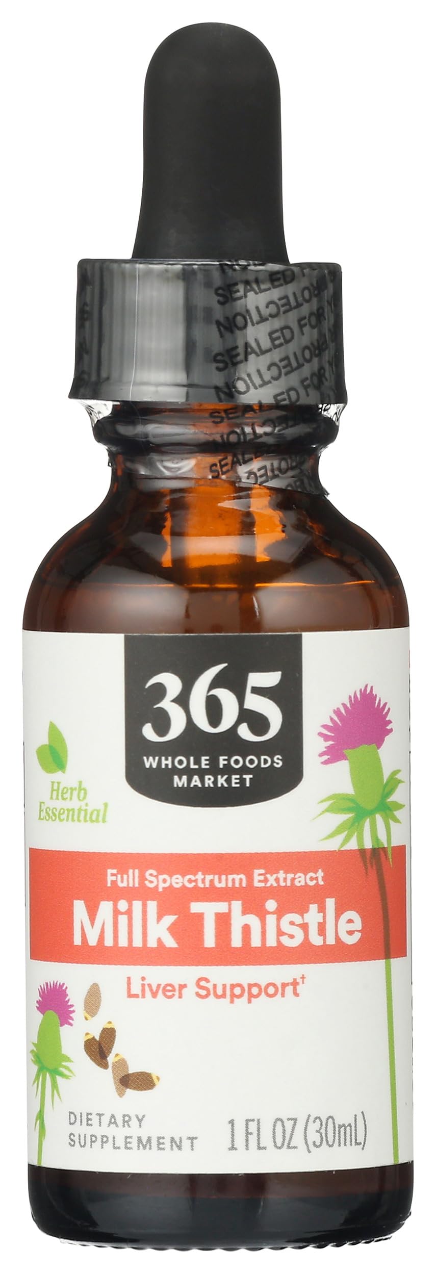 365 by Whole Foods Market Milk Thistle Supplement front view