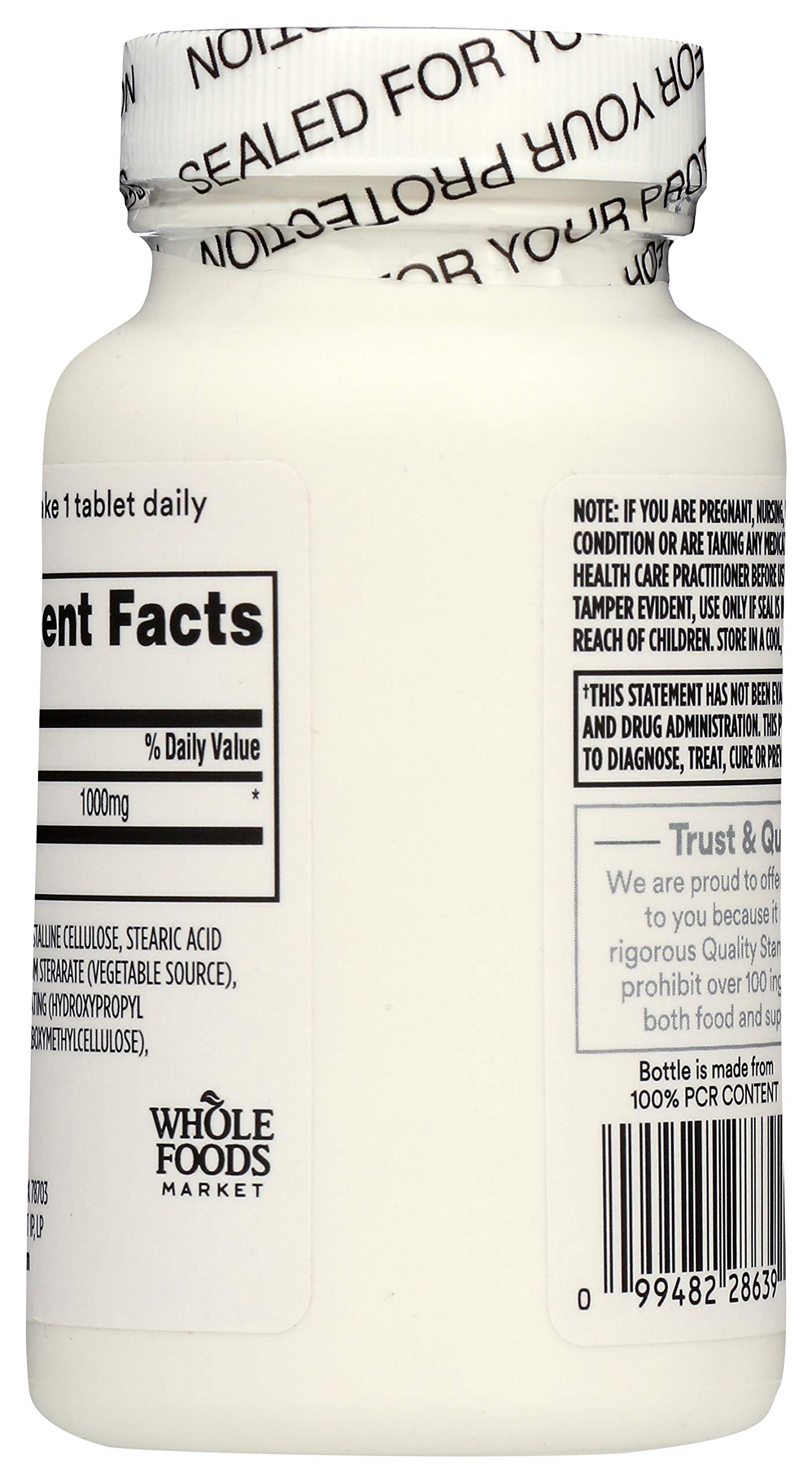 365 by Whole Foods Market MSM Tablets 1000mg tablets close-up