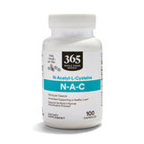 365 by Whole Foods Market N-Acetyl L-Cysteine 500mg capsules front view