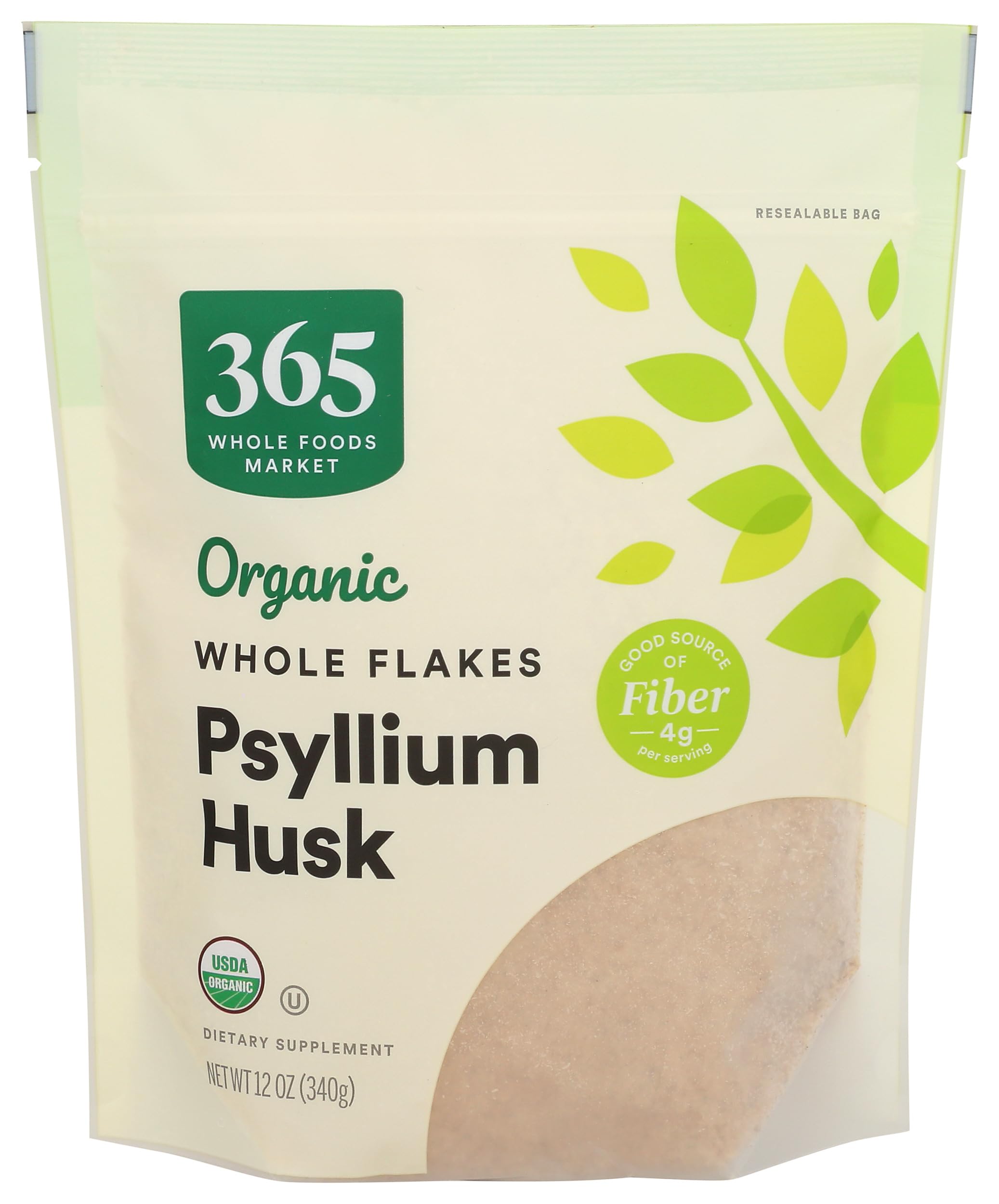 365 by Whole Foods Market Psyllium Supplement 354g front view