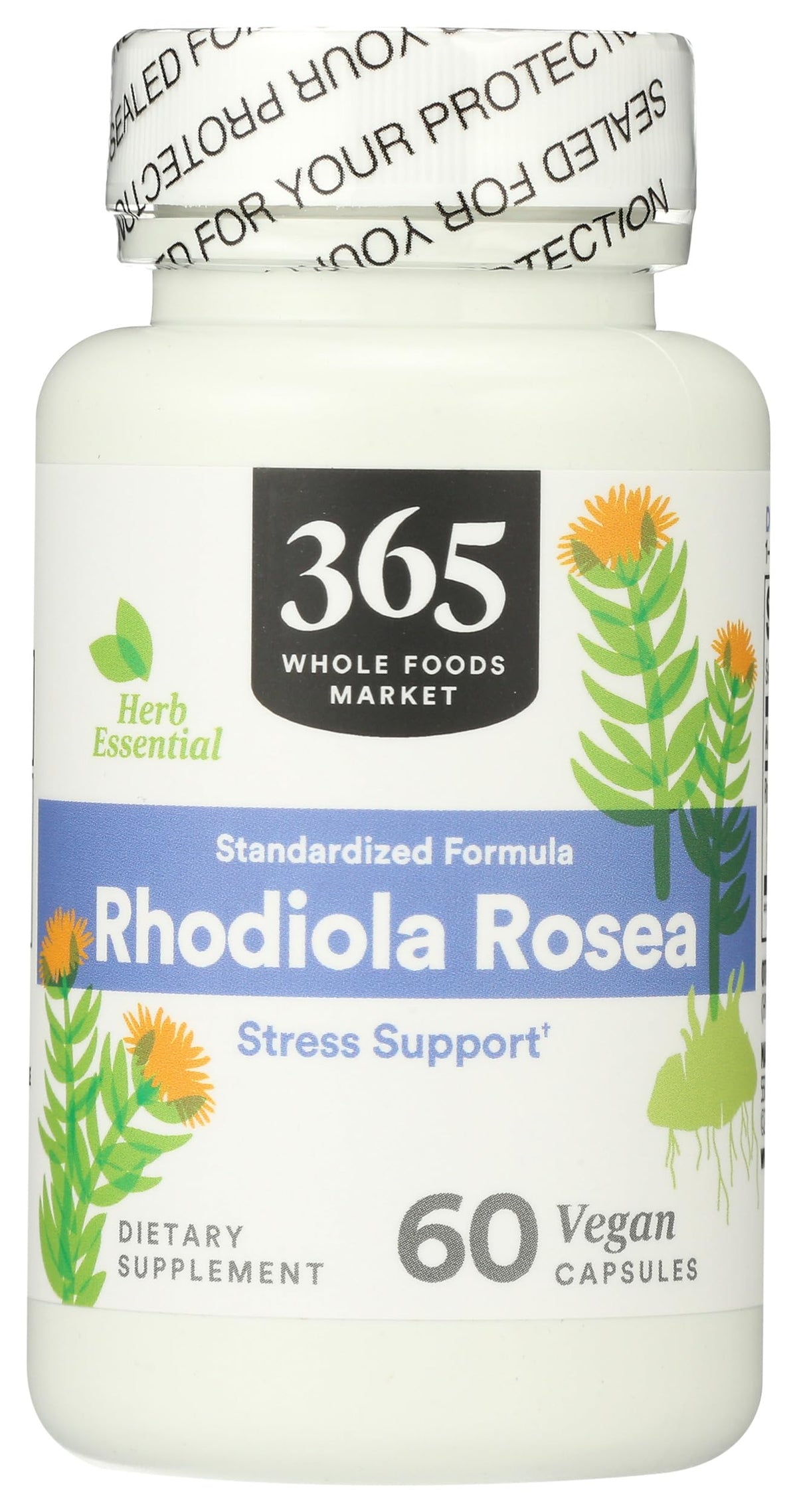 365 by Whole Foods Market Rhodiola Supplement front view