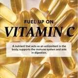 365 by Whole Foods Market Vitamin C capsule bottle side view