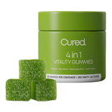 4-in-1 Male Vitality Gummies front view with packaging