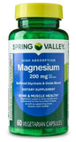 4 TOP CARE Magnesium Glycinate & Oxide 90 Capsules front view