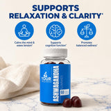 4 Your Wellness Ashwagandha Gummy Supplement back label