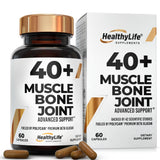 40+ Muscle Bone Joint Advanced Support supplement front view