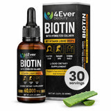 4Ever Beauty Biotin Collagen Aloe Vera Drops 150g front view