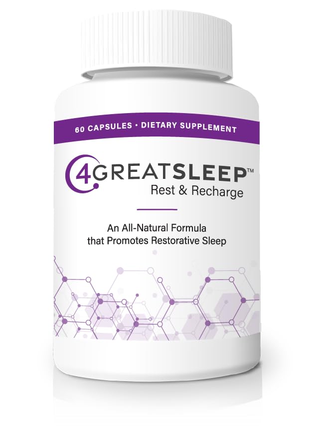 4GREATSLEEP Natural Sleep Aid 60 capsules front view