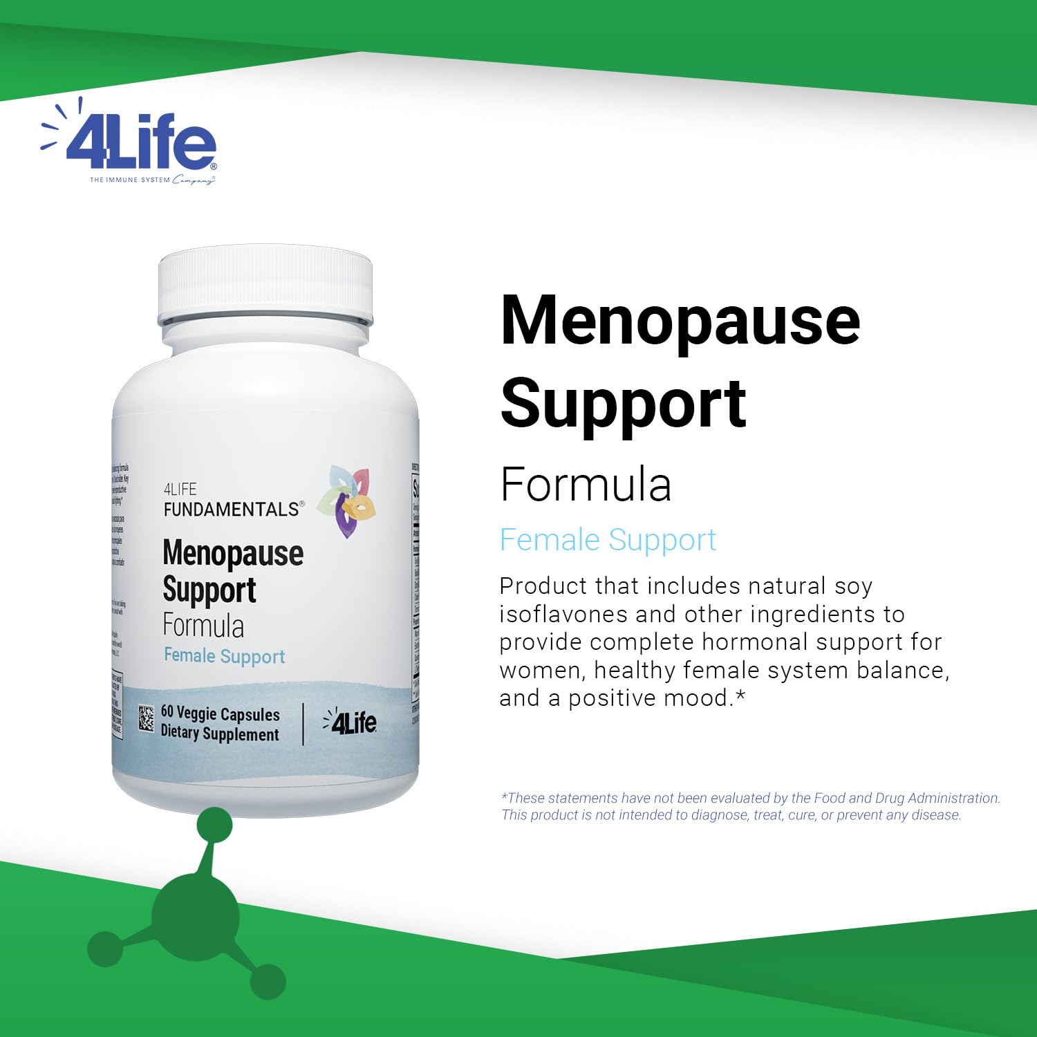 4Life Black Cohosh Supplement ingredients list on packaging