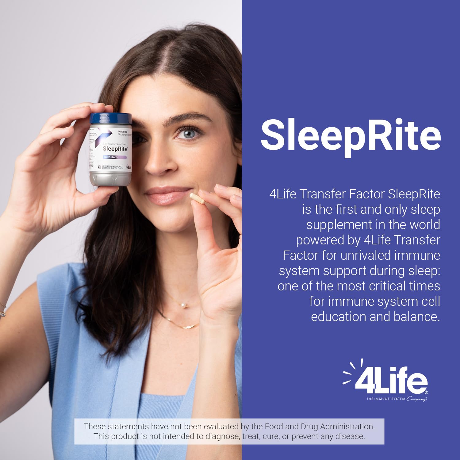 4Life Capsules back view with ingredient list