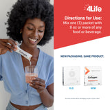 4Life Collagen Supplement scoop and powder