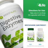 4Life Multi-Enzymes Supplement 45g on a wooden table