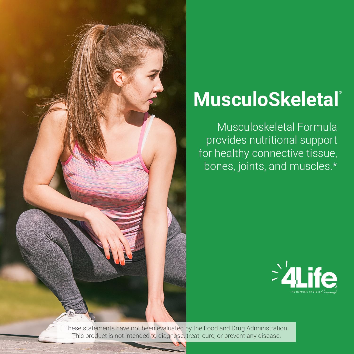 4Life Musculoskeletal Formula Turmeric Capsules with ingredients