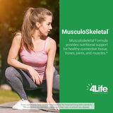 4Life Musculoskeletal Formula Turmeric Capsules with ingredients