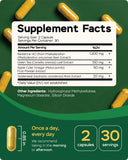 4Well Products Goldenseal Berberine Supplement 1200mg side view