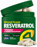 4Well Products Resveratrol 1800mg supplement bottle front view