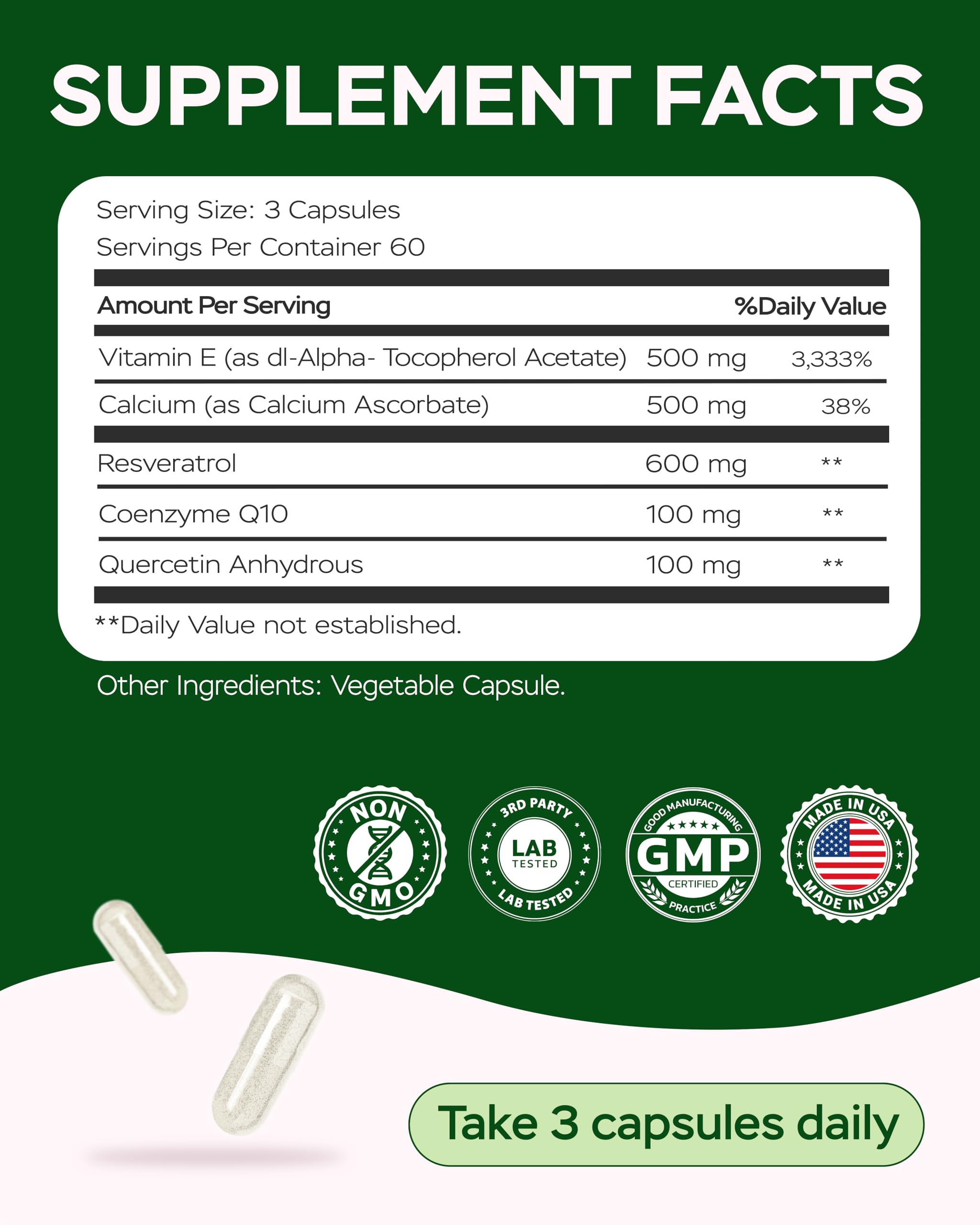 4Well Products Resveratrol 1800mg supplement packaging
