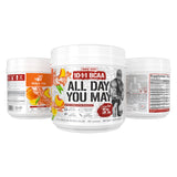 5% Nutrition ADYM Amino Acid Supplement on a gym bench