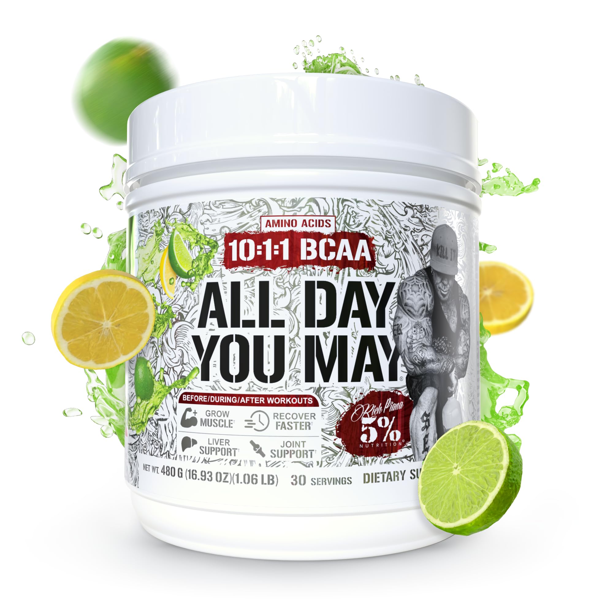 5% Nutrition ADYM Amino Acids Supplement with coconut water