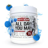 5% Nutrition ADYM BCAA Supplement 450g back view