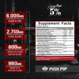 5% Nutrition ADYM BCAA Supplement 450g side view
