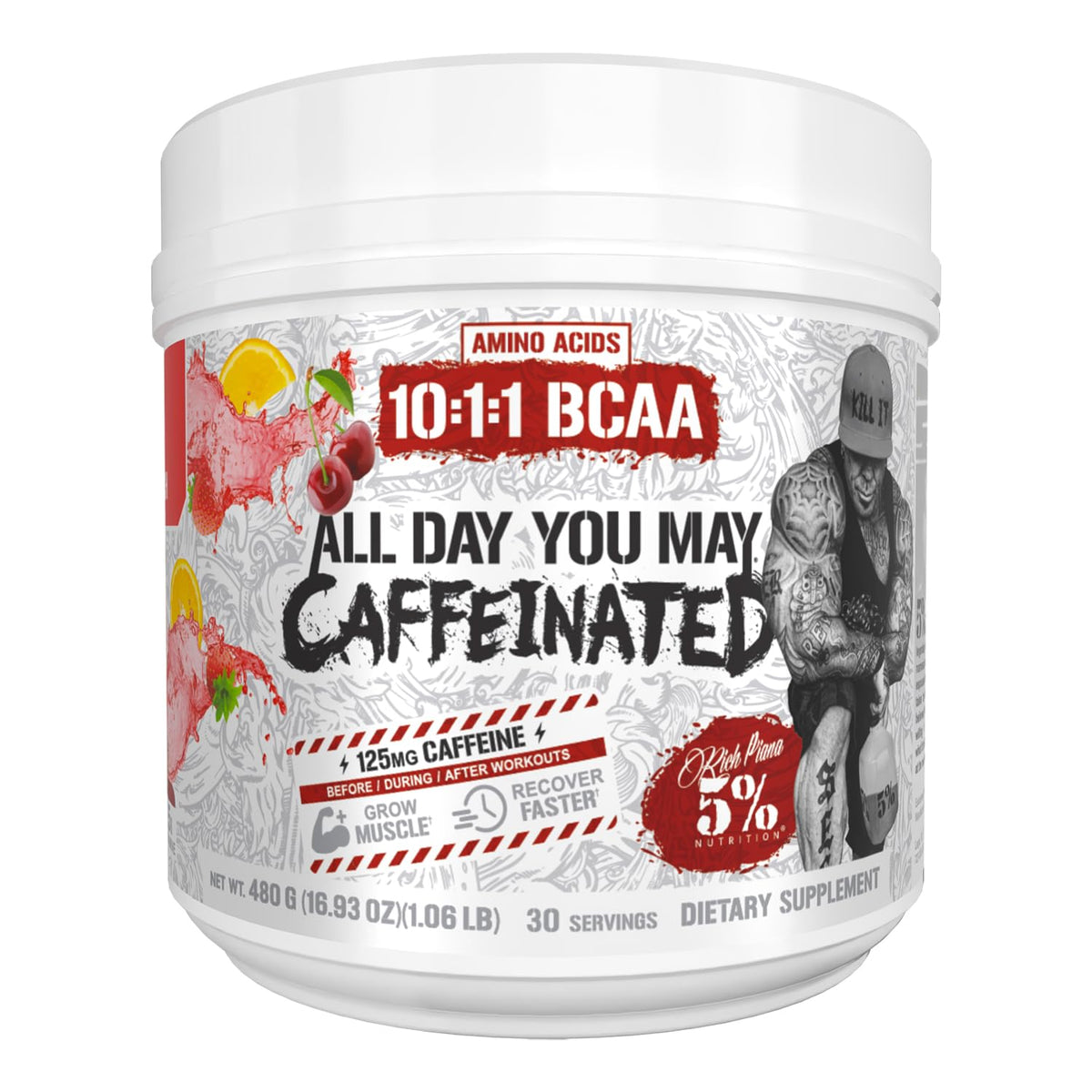 5% Nutrition Amino Acid Supplement 621g front view