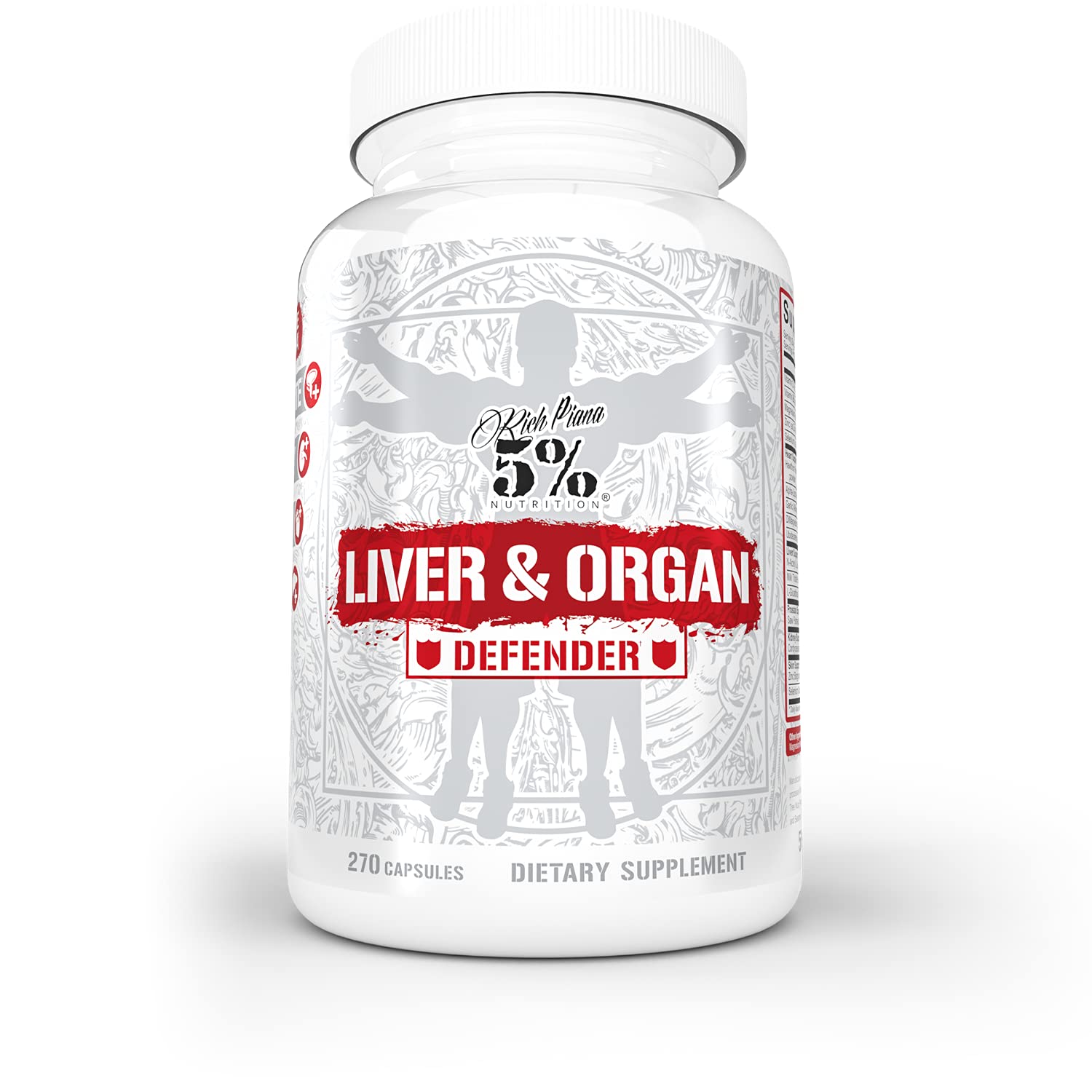 5% Nutrition Blended Vitamin & Mineral Supplement front view
