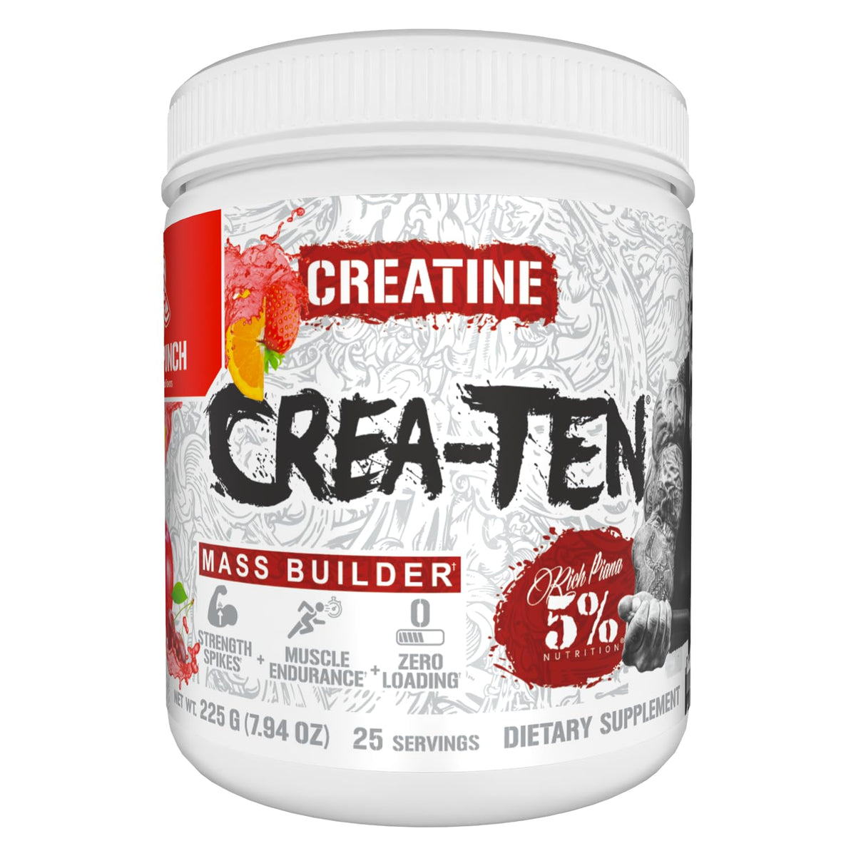5% Nutrition CreaTEN Creatine Blend 290g front view