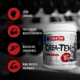 5% Nutrition CreaTEN Creatine Blend 331g side view