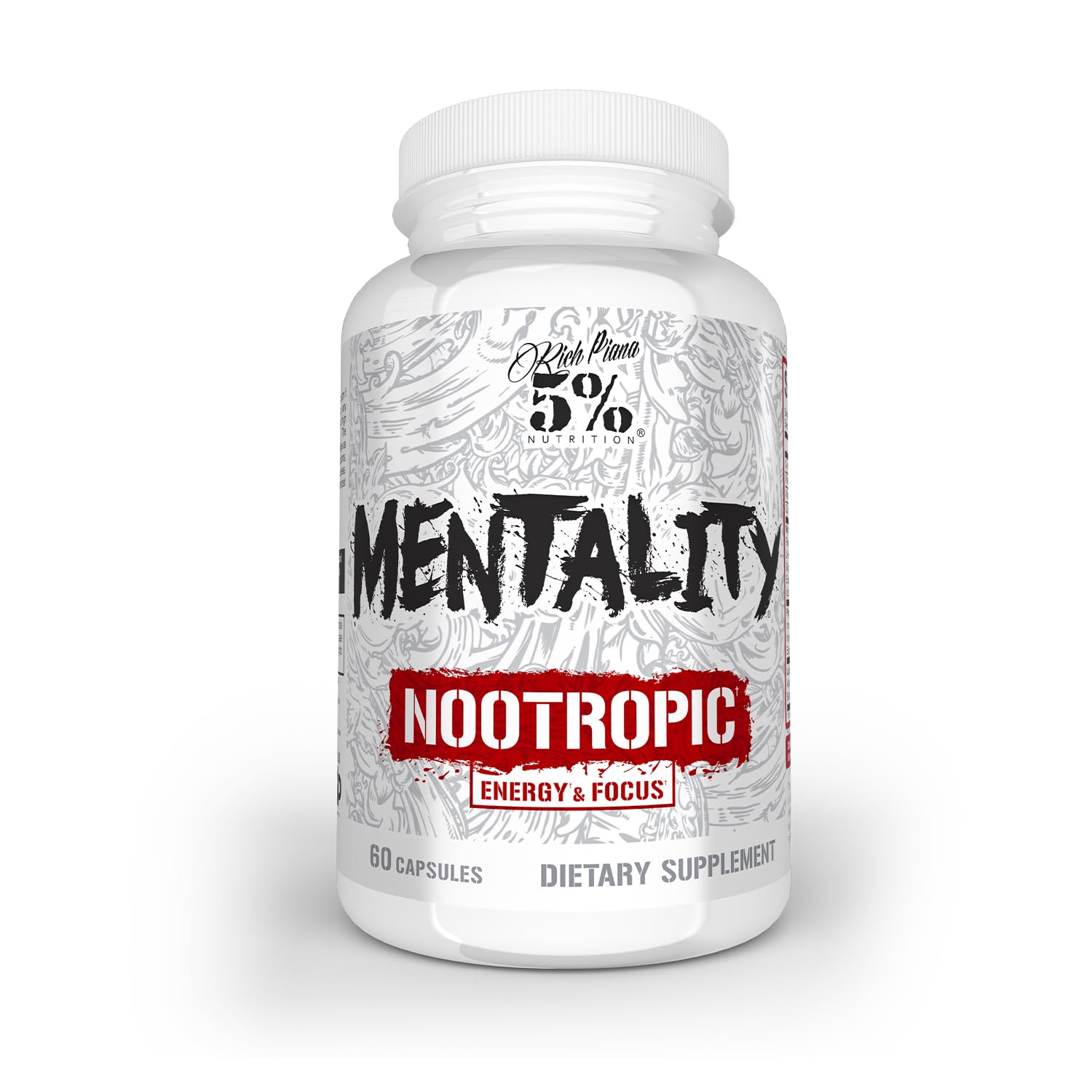 5% Nutrition Ginkgo Biloba Capsules front view
