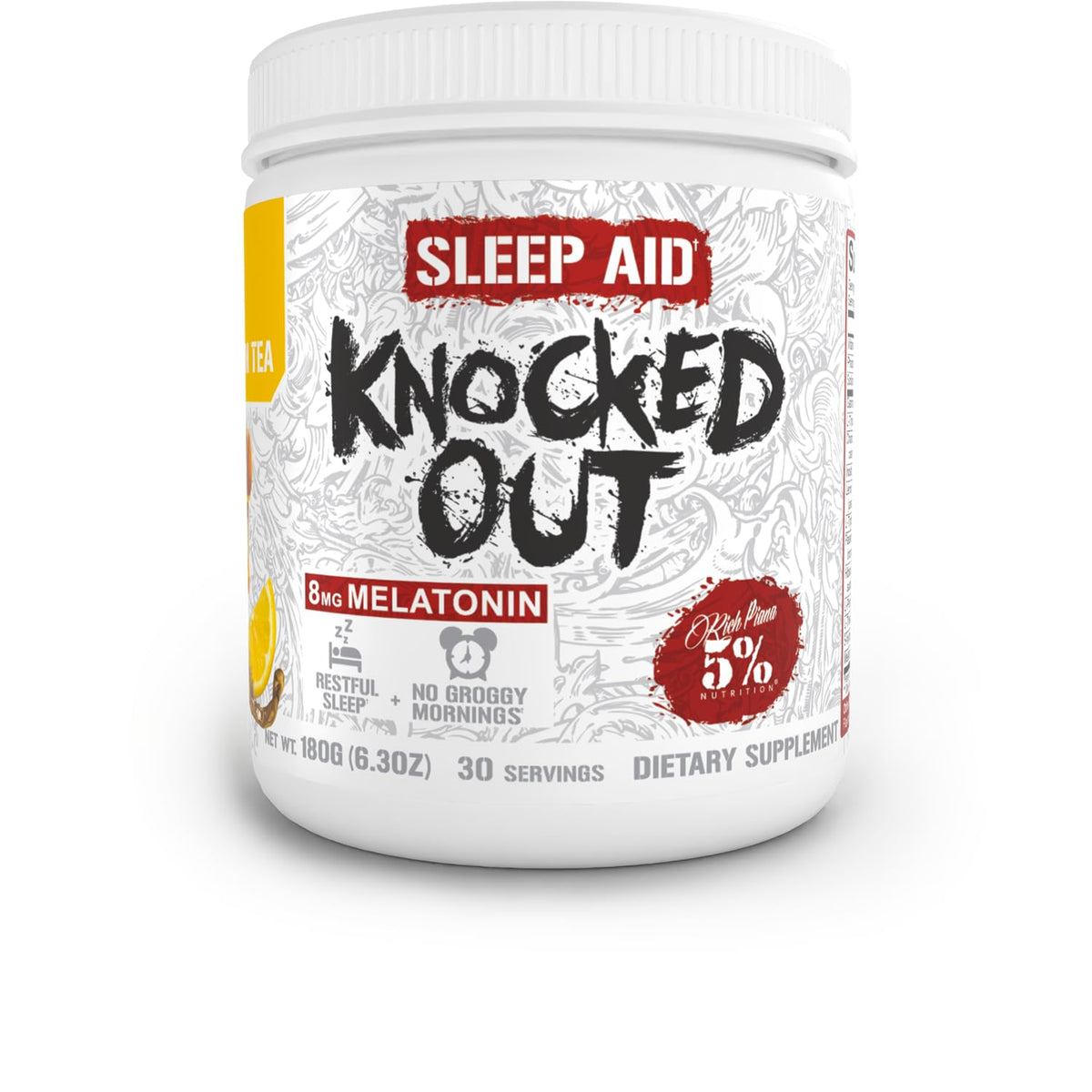 5% Nutrition Sleep Powder 204g front view
