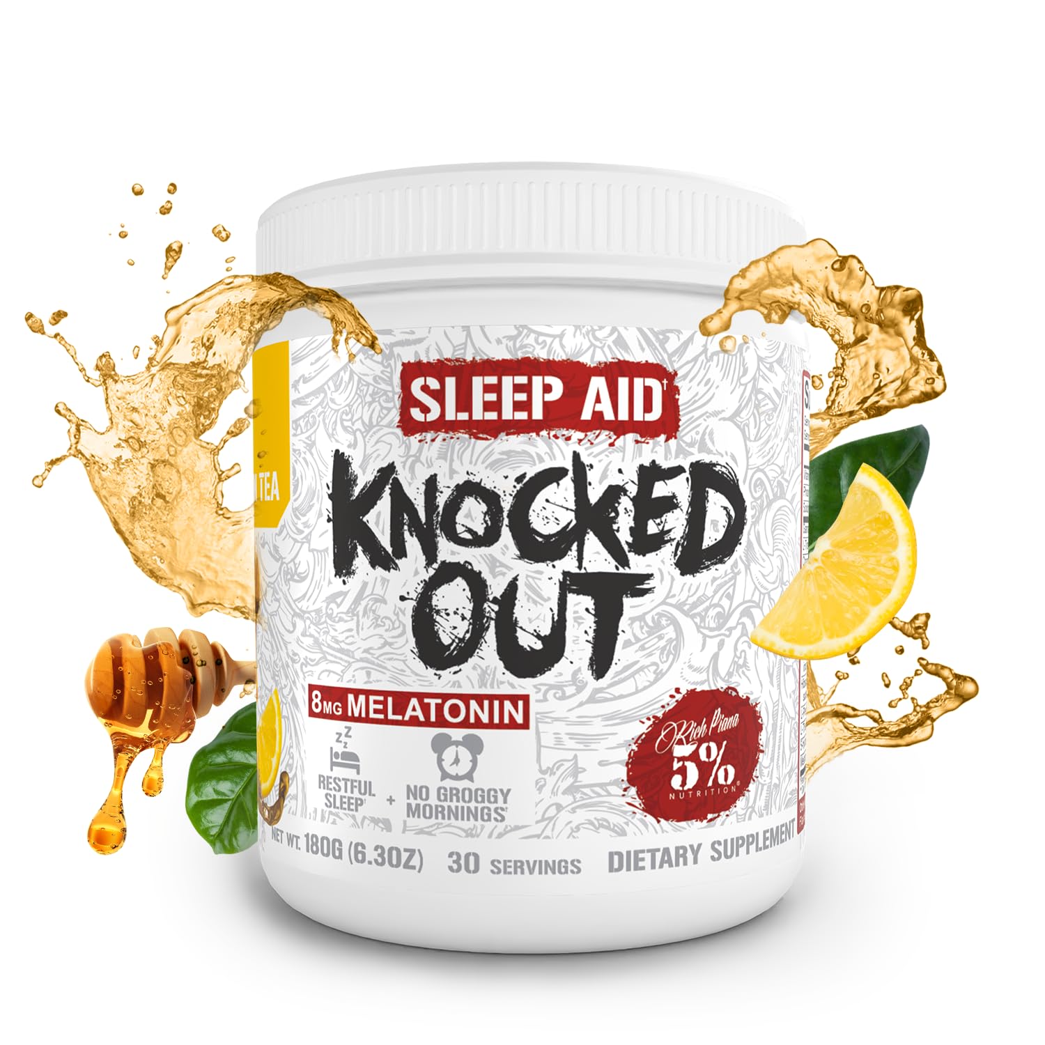 5% Nutrition Sleep Powder 204g nutritional information