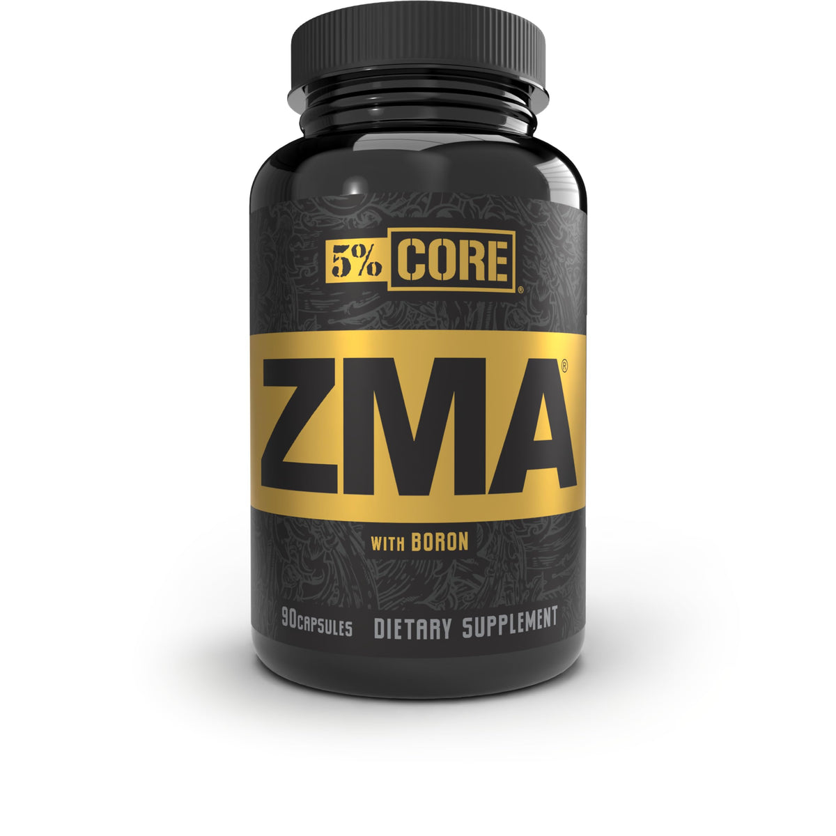 5% Nutrition ZMA supplement front view with label