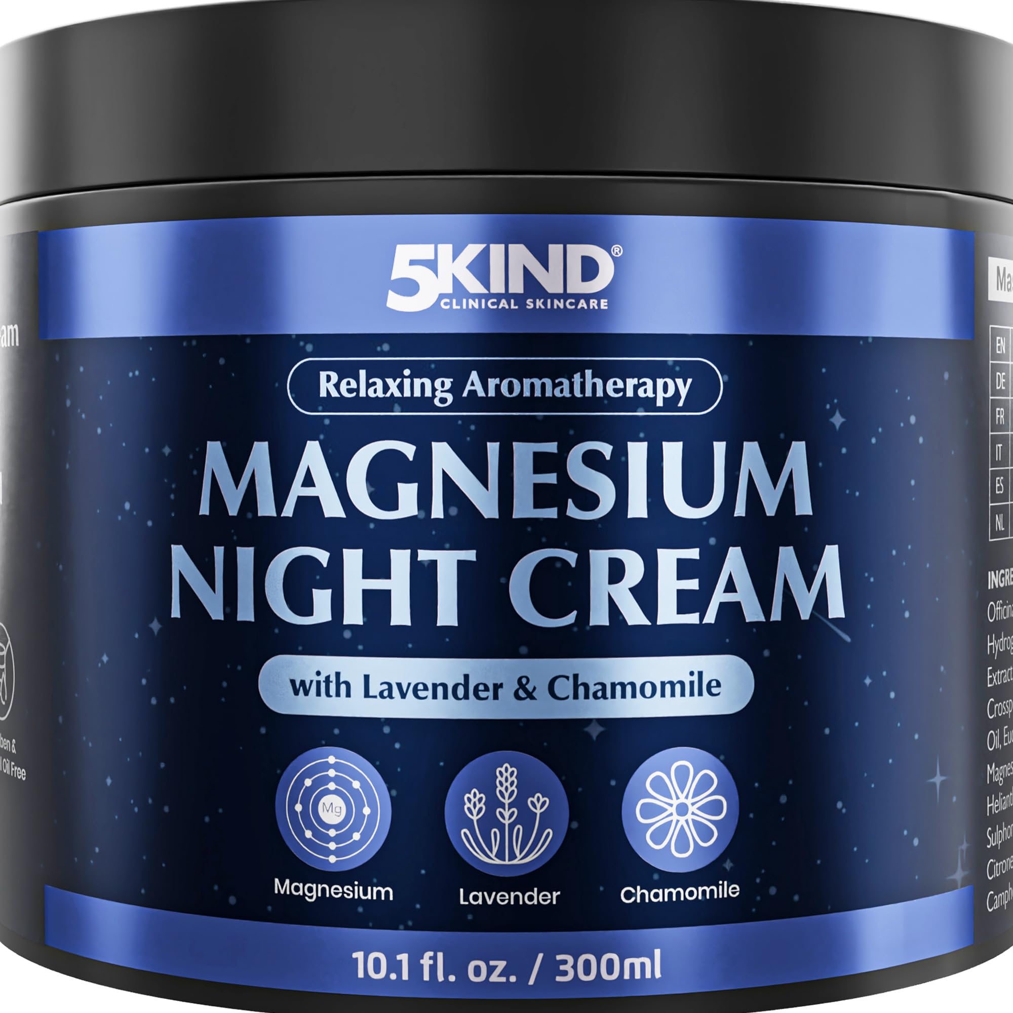 5kind Magnesium Lotion for Sleep 10.1 fl oz cream front view