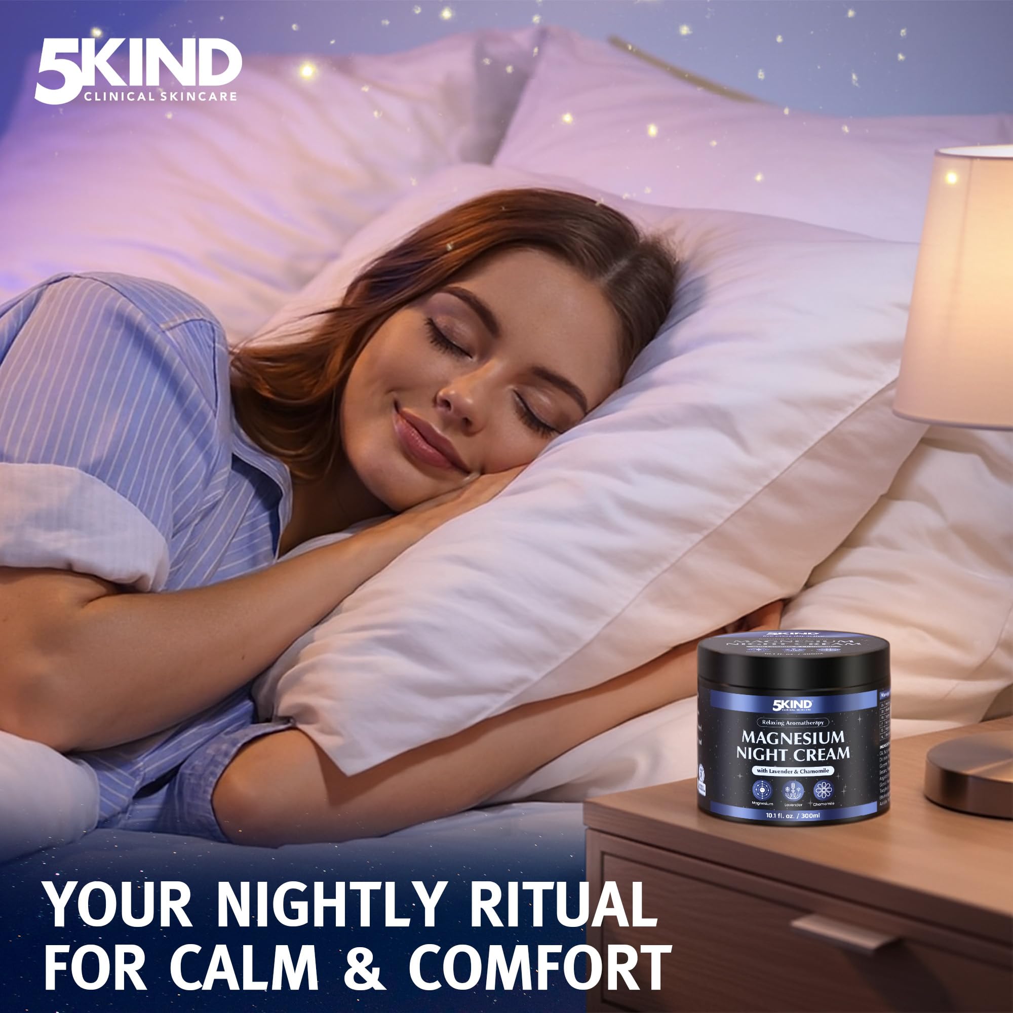 5kind Magnesium Lotion for Sleep 10.1 fl oz cream packaging