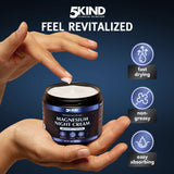 5kind Magnesium Lotion for Sleep 10.1 fl oz cream texture close-up