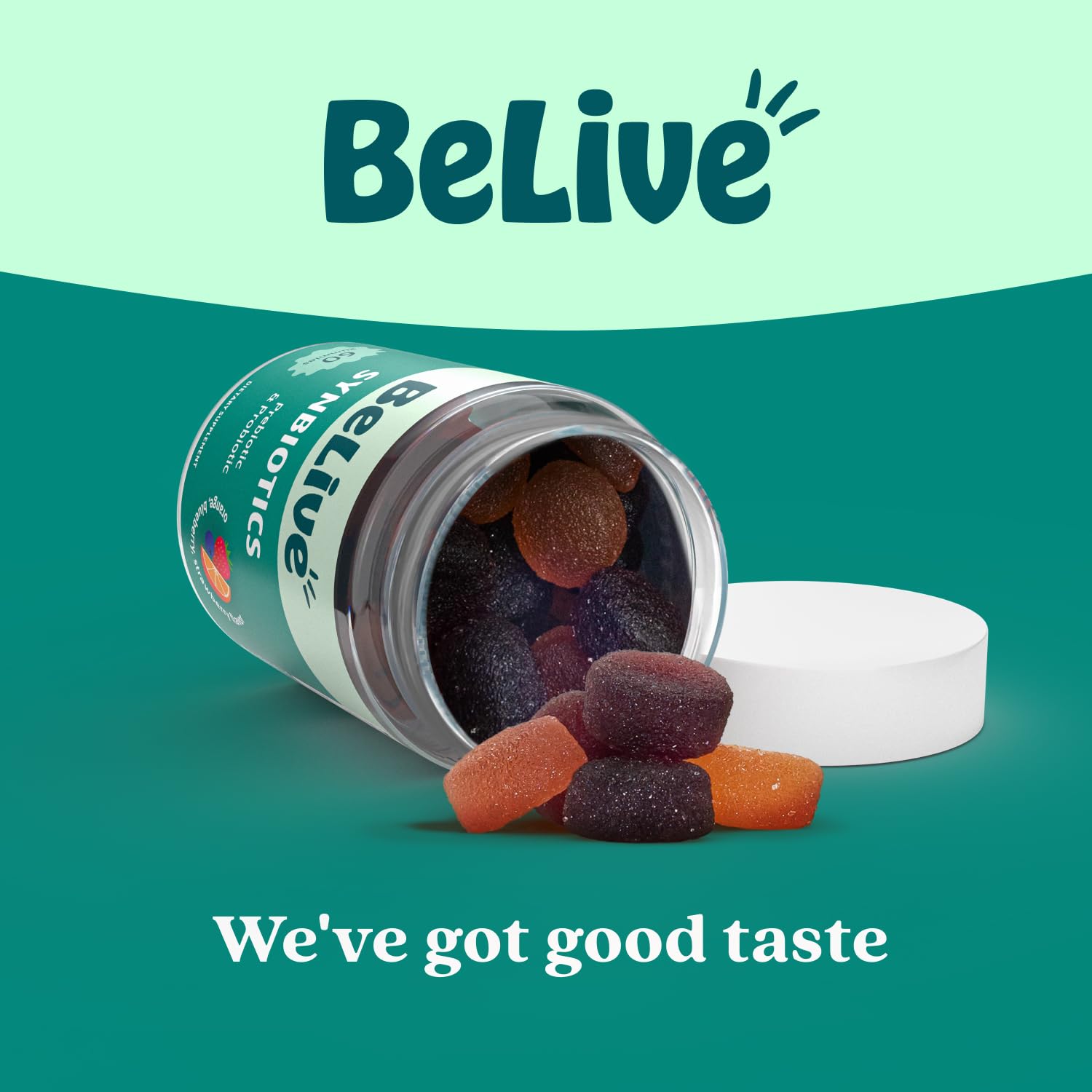 BeLive Probiotic & Prebiotic Gummies Blueberry flavour