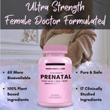 Research Labs Prenatal Vitamins label close-up
