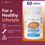 GeriCare Slow Magnesium Chloride and Calcium Tablets packaging